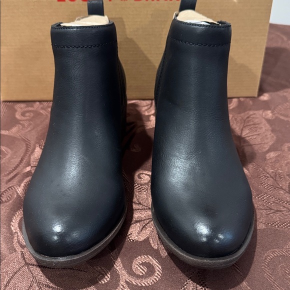 🍀 Lucky Brand “Bandene” Black Ankle Boots. Size 7 - Picture 7 of 15